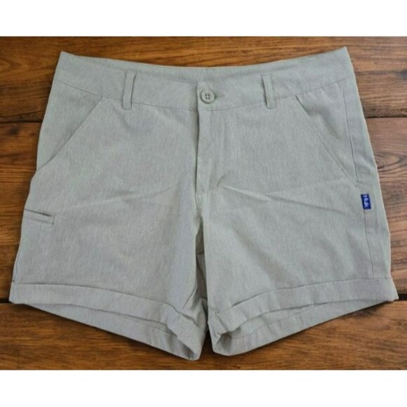 Huk Womens Lightweight Performance Shorts Small Gray - Picture 1 of 9